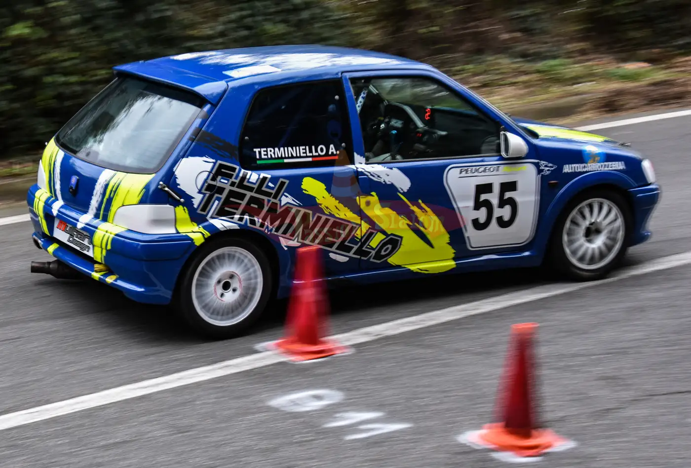 Scatto da una gara di Passione Slalom