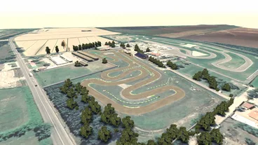 Tracciato Circuito Pomposa Kart (FE)