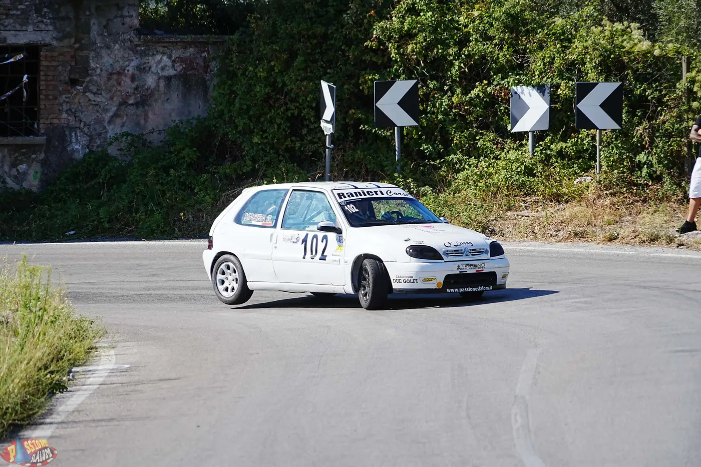 Scatto da una gara di Passione Slalom