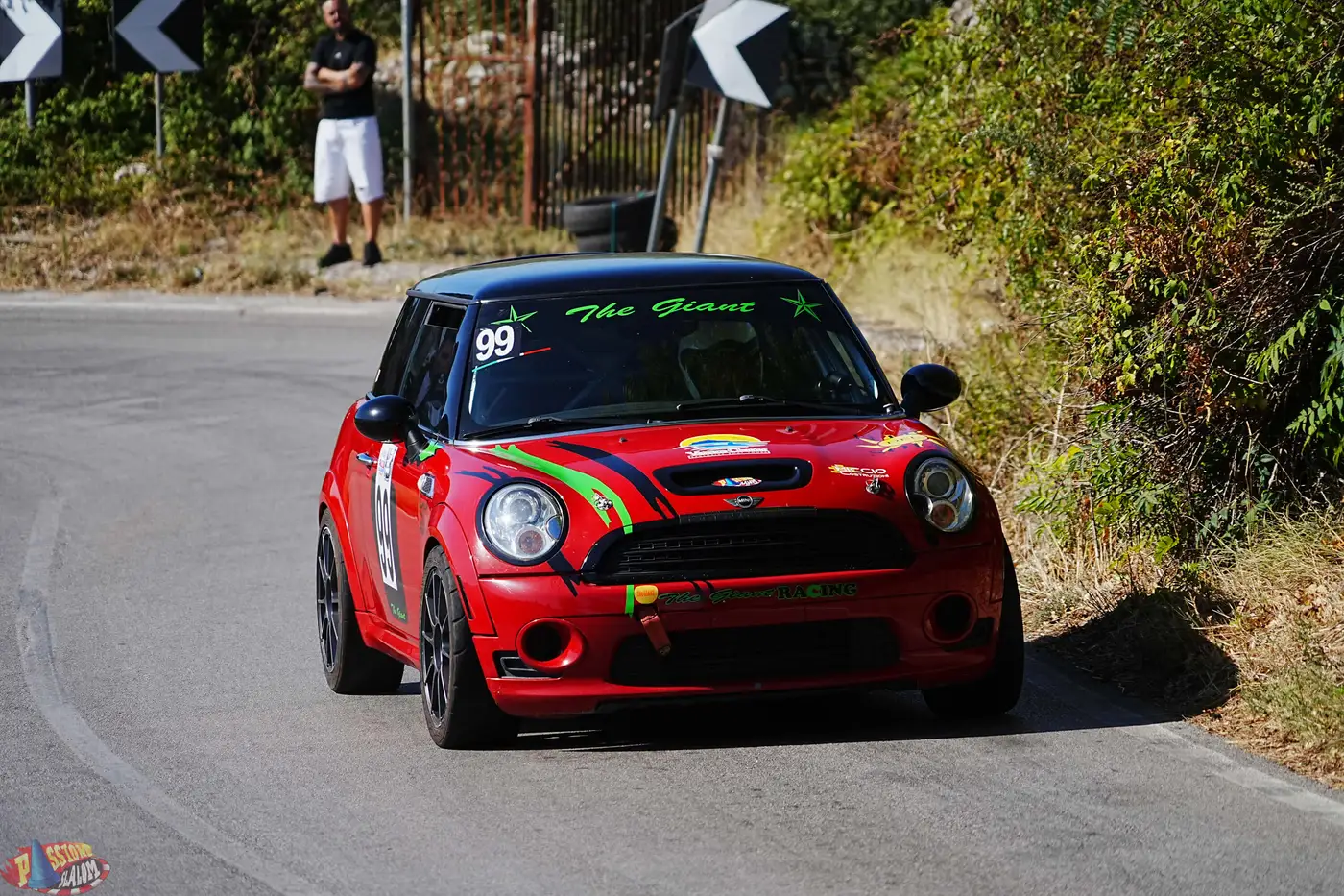 Scatto da una gara di Passione Slalom