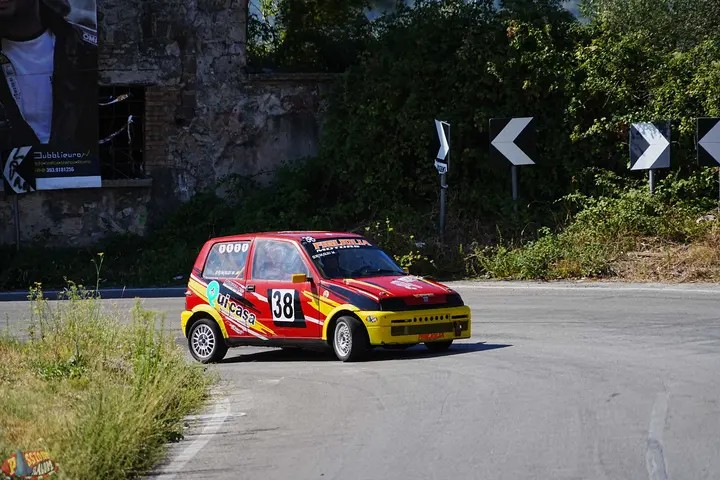Maria Grimaldi, Fiat Cinquecento, Slalom della Laura