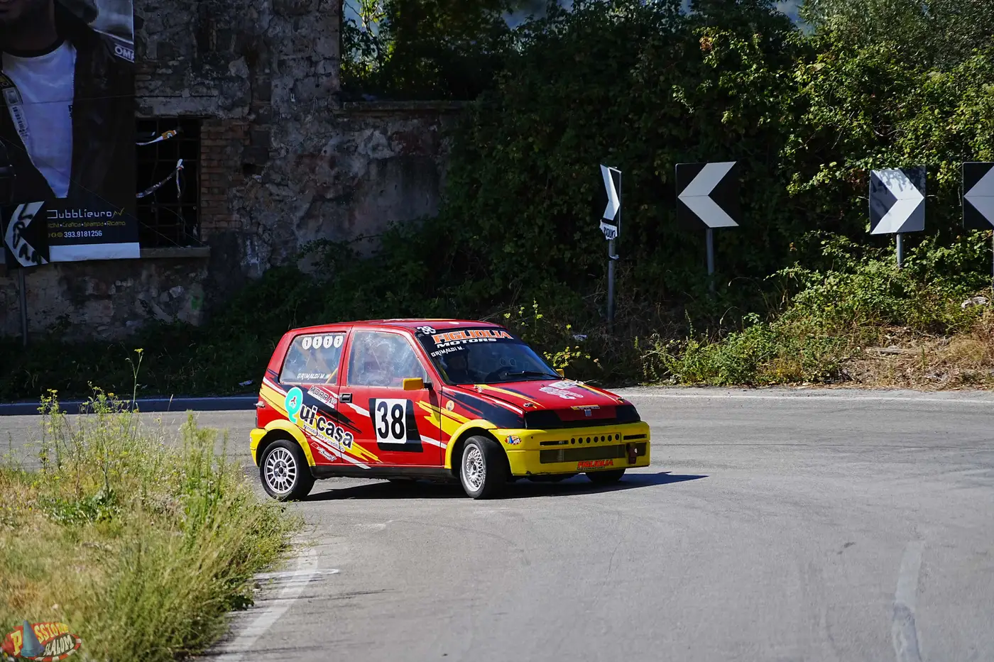 Maria Grimaldi, Fiat Cinquecento, Slalom della Laura