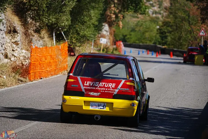 Maria Grimaldi, Fiat Cinquecento, Slalom della Laura