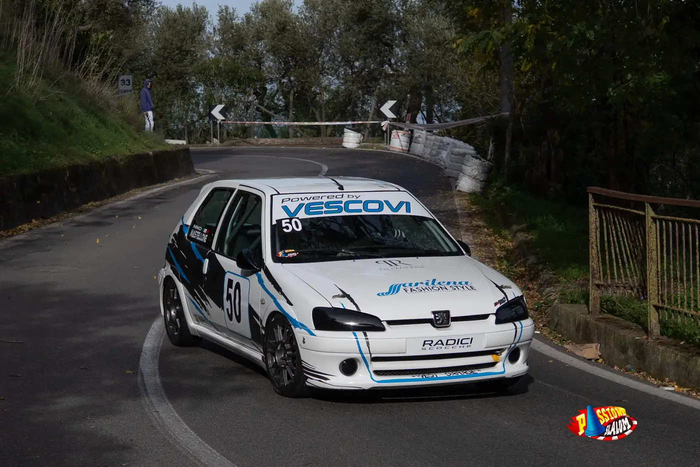 Scatto da una gara di Passione Slalom