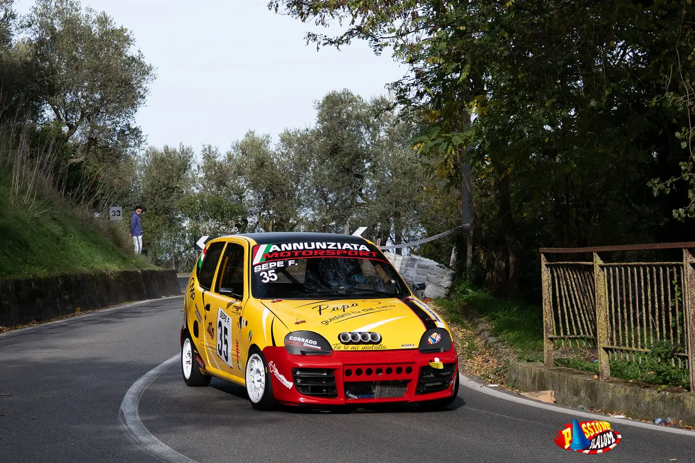 Scatto da una gara di Passione Slalom