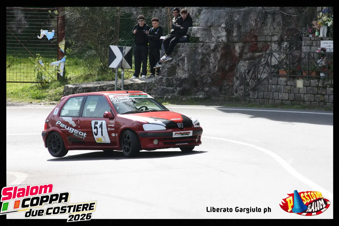 Scatto da una gara di Passione Slalom